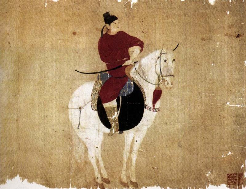 unknow artist Youn Nobleman on Horseback china oil painting image